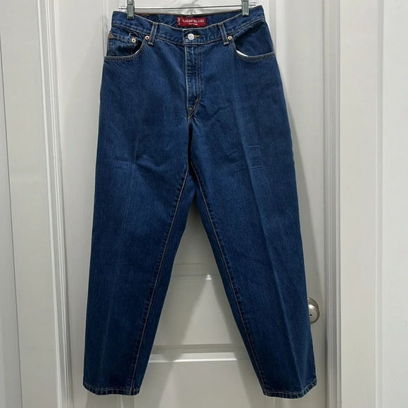 Levi’s Y2K Classic Relaxed Tapered Leg 550 Jeans Sz 12 MIS S - Picture 6 of 9